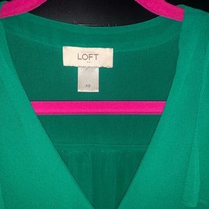 LOFT Tops - LOFT Emerald Green Dress Tank LOFT Tops - LOFT Emerald Green Dress Tank